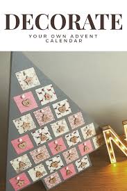 I Purchased A Blank Wooden Tree Advent Calendar From