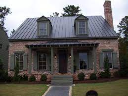 Brick Exterior House Metal Roof Houses