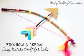 stick bow and arrow craft for kids