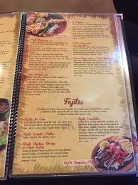 menu of casa ramos mexican restaurant
