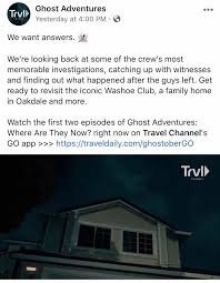 Your source for travel inspiration and more. Where Are They Now Available To Stream Now On The Travel Channel App Ghostadventures