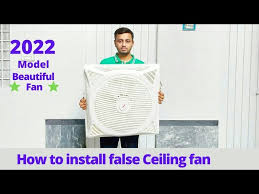 How To Install False Ceiling Fan In