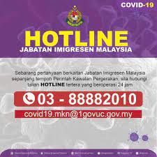 Pejabat ofis jabatan imigresen malaysia terletak di putrajaya. Imigresen Malaysia On Twitter Hotline Jabatan Imigresen Malaysia Sebarang Pertanyaan Berkaitan Jabatan Imigresen Malaysia Sepanjang Tempoh Perintah Kawalan Pergerakan Sila Hubungi Talian Hotline Tertera Yang Beroperasi 24 Jam 03 88882010