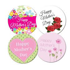 Happy Mothers Day Stickers 4 Designs Per Pack 30mm Crafts Cards Shops 144 In Pack