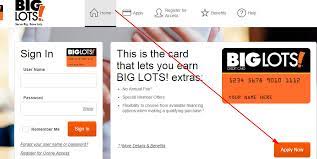 In store account lookup to complete your purchase, should you forget your big lots credit card. Big Lots Credit Card Review 2021 Login And Payment