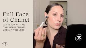 full face of makeup using chanel