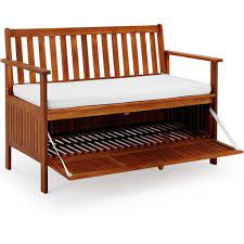 wooden garden bench 2 seater with