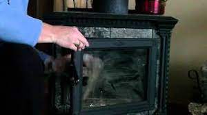 clean fireplace or woodstove glass