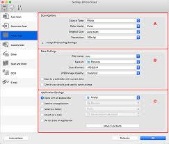 Stitch function of ij scan utility for windows/mac helps the users to scan one large document in two folds and later combine them in one. Canon Knowledge Base Ij Scan Utility Lite Settings Photo Scan Dialog Ts8320