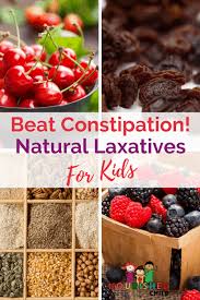 kids constipation natural food