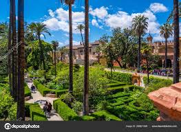 real alcazar gardens in seville