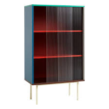 Hay Colour Cabinet W Glass Doors Tall