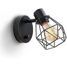 Lightess Black Wall Sconce With Dimmer