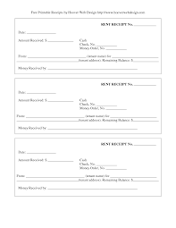 Free Printable Receipt Template Templates Invoices Blank