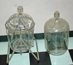 Vintage 5 Gallon Glass Ozarka Water Jug