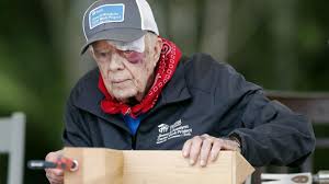 Jimmy carter (james earl carter, jr.), 39th president of the united states, was born october 1, 1924, in the small farming town of plains, georgia. At 95 Jimmy Carter Is Still Living His Faith Through Service