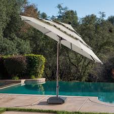 11ft Solar Led Umbrella With Collar