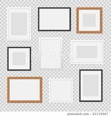 realistic image frames simple wall