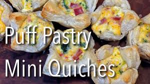 puff pastry mini quiches you