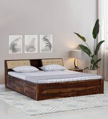 Wedohl Sheesham Wood Queen Size Bed
