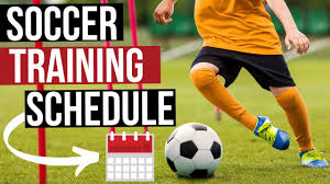 how to make a soccer training schedule