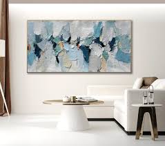3d Texture Painting Modern Living Room