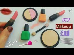 polymer clay lipstick compact powder