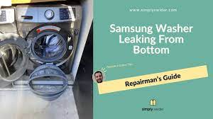 Samsung Washer Leaking from the Bottom [DIY FIX] - SimplySwider.com