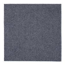 achim nexus solid 12 piece self adhesive carpet floor tile set grey