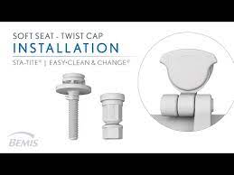 Installation Soft Seat Twist Cap Easy