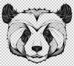 Giant Panda Wall Decal Drawing Canvas