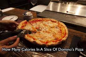 how many calories in a slice of domino