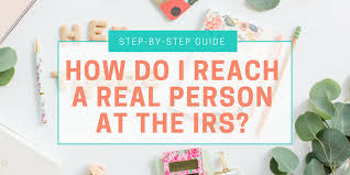 Get them to lower their guard. How Do I Reach A Real Person At The Irs Amy Northard Cpa The Accountant For Creatives