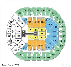 Oracle Arena Oakland Ca Seating Chart View