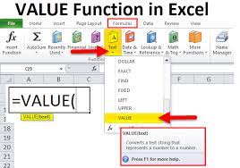 value in excel formula exles how