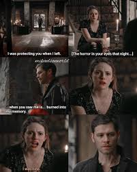 Klaus mikaelson & hayley marshall. 5x02 And You You Were Such A Sweet Little Girl My Fav Scene Between This Two Mikaelsonsseason Klaus And Hope Vampire Diaries Quotes Hope Mikaelson