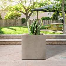 Square Concrete Plant Pots