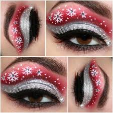 cute eye makeup ideas for christmas