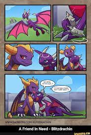 A Friend In Need - Blitzdrachin - seo.title | Spyro and cynder, Spyro the  dragon, Wings of fire dragons