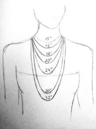 Necklace Pendant Size Chart Sikra Jewelry
