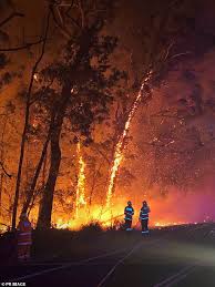 Ferocious Bush Fires On Nsws South Coast Double In Size And