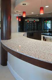 Red Rocks Geos Recycled Glass Surface