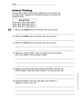 Critical Thinking Activities grades K     Additional photo  inside page  Teacher Created Resources