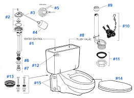 American Standard Toilet Repair Parts