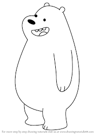 It was created by daniel chong for cartoon network and follows without color or detail, the three brothers look pretty much alike. Learn How To Draw Gizzly Bear From We Bare Bears We Bare Bears Step By Step Drawing Tutorials