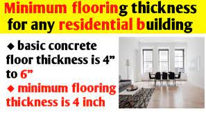 Minimum Flooring Thickness In Any