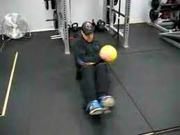 Keep these movements small use your opposite hand to guide the medicine ball forward and back in slow, controlled movements. Medicine Ball Russian Twist Exercise Com