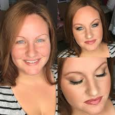 professional makeup services before and