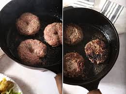 how to make pan fried hamburgers easy