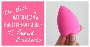 to clean a beauty blender sponge